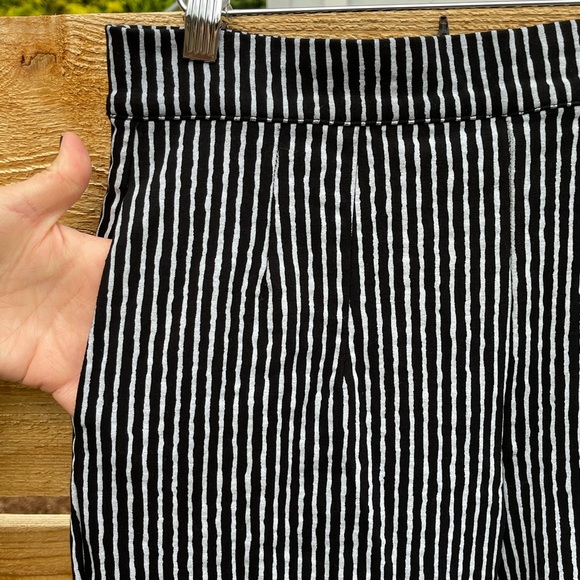 Vixen Miss Kitty Cigarette Pants in Black Stripe - Picture 3 of 8